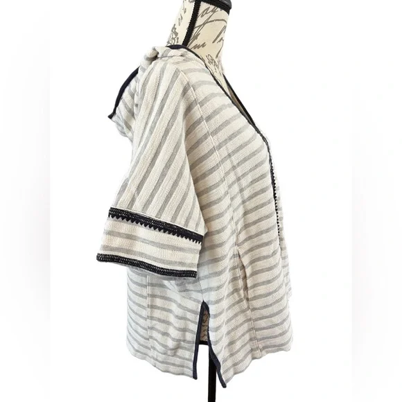 NWOT Madewell Women's Elise Embroidered Hooded Tunic Top Medium Large Pockets - Picture 7 of 15